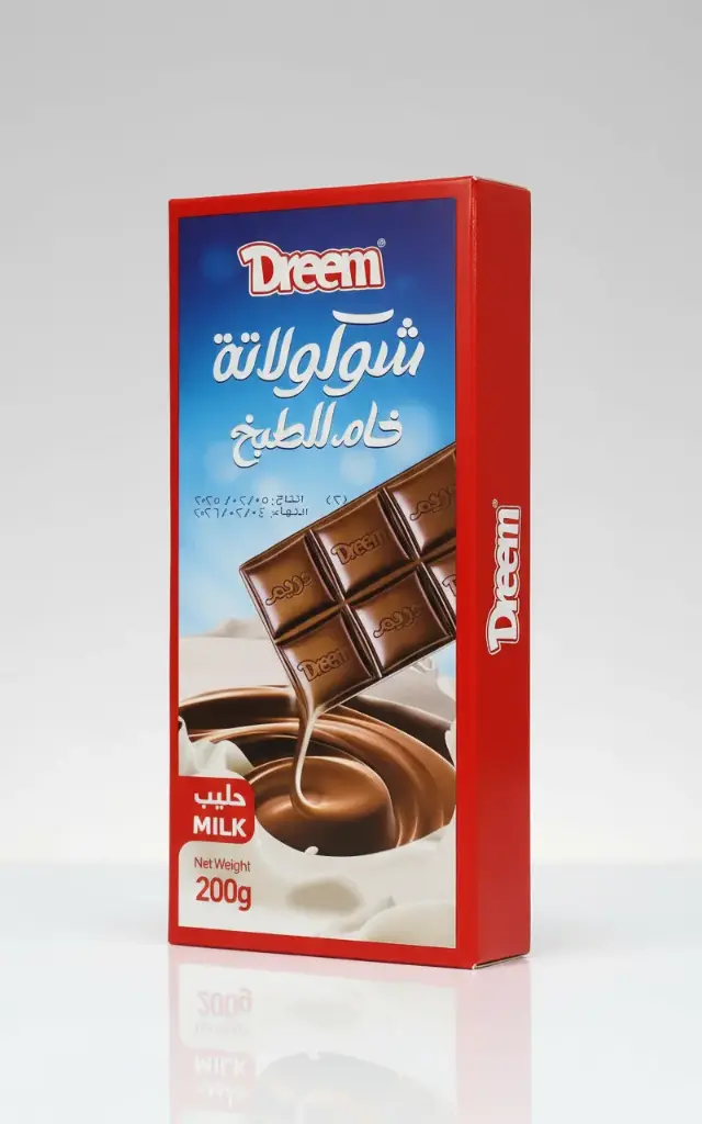 دريم شوكولاته طبيخ بالحليب 200 جم