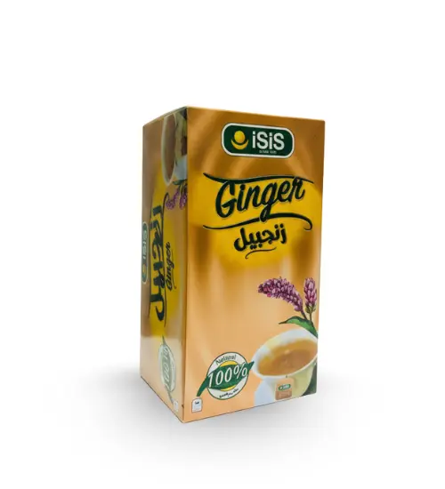 ISIS Ginger tea 25 F.B. envelope