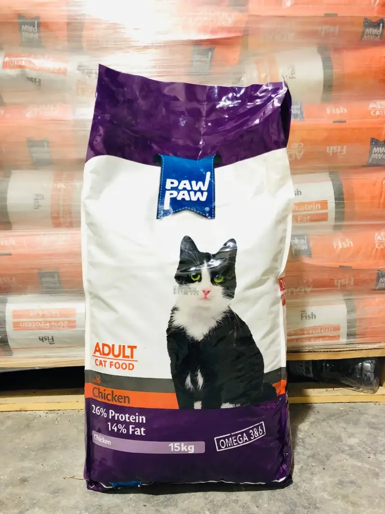 PawPaw Adult Cat Food Chicken 15kg