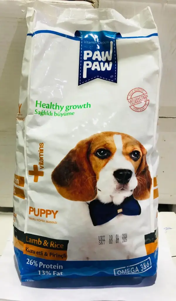 PawPaw Puppy Dog Food Lamb&Rice 3kg
 