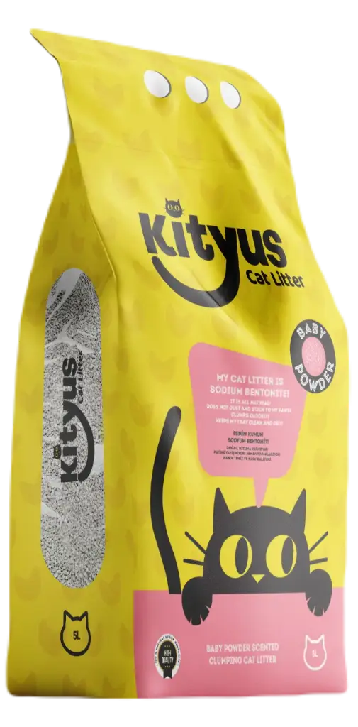 Kityus Baby Powder Scented Clumping Cat Litter 5L