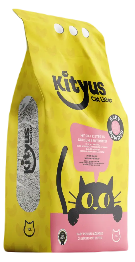 Kityus Baby Powder Scented Clumping Cat Litter 10L